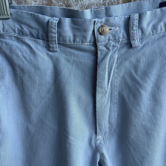 Polo Ralph Lauren White/Blue Striped Classic Fit 6" Shorts Men's Size 31 - Picture 5 of 10